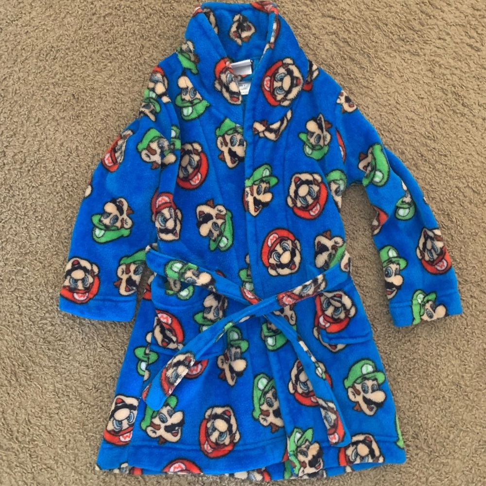Mario Bros Kids Robe